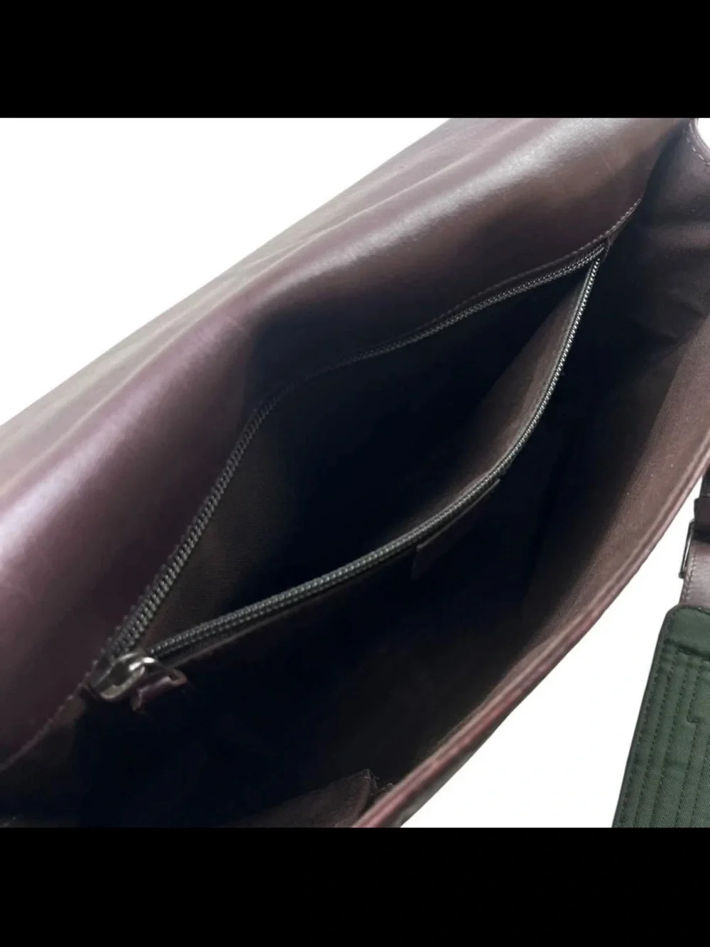 Gucci Dark Brown Embossed GG Messenger Bag
